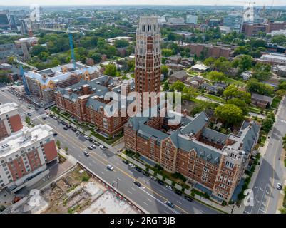 Nashville, Tennessee, USA. 8. Aug. 2023. Luftaufnahme der Vanderbilt University in Nashville, Tennessee (Kreditbild: © Walter G Arce SR Grindstone medi/ASP), NUR REDAKTIONELLE VERWENDUNG! Nicht für den kommerziellen GEBRAUCH! Stockfoto