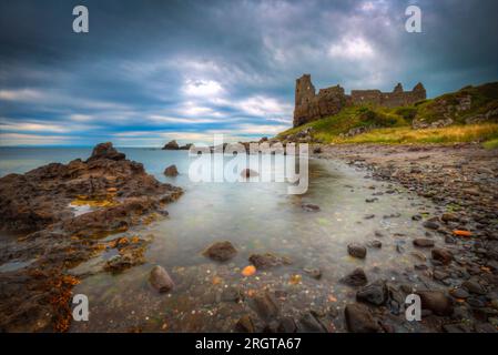 Dünen-Schloss ayrshire schottland. Stockfoto