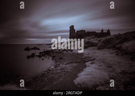 Dünen-Schloss ayrshire schottland. Stockfoto