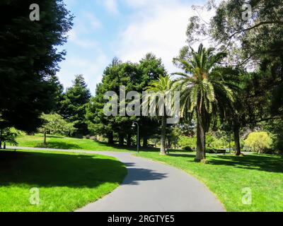 Presidio von San Francisco - in der Nähe der Chestnut St. Eingang Stockfoto