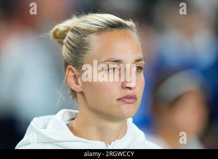 August 11 2023: Nathalie Bjorn (Schweden) schaut während eines Spiels auf , . Kim Price/CSM Credit: CAL Sport Media/Alamy Live News Stockfoto
