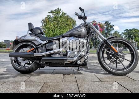 Harley Davidson Breakout Motorrad Stockfoto