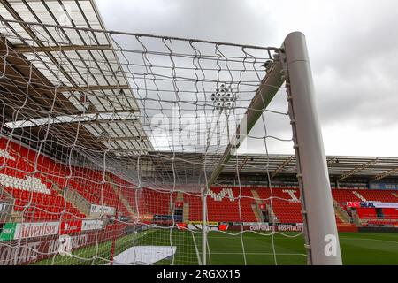 AESSEAL New York Stadium, Rotherham, England - 12. August 2023 Allgemeine Ansicht des Bodens - vor dem Spiel Rotherham gegen Blackburn, Sky Bet Championship, 2023/24, AESSEAL New York Stadium, Rotherham, England - 12. August 2023 Kredit: Arthur Haigh/WhiteRosePhotos/Alamy Live News Stockfoto
