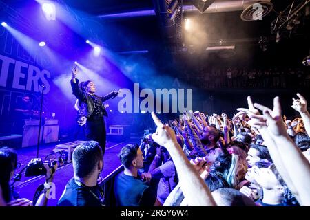 MAILAND, ITALIEN - JUNI 20: Aimee Interrupter of the Interrupters tritt am 20. Juni 2023 in Mailand auf der Alcatraz Mailand auf. (Foto: Roberto Finizio/NurPhoto) Stockfoto