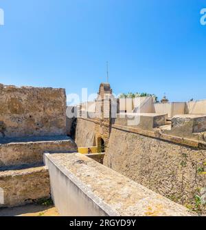 Schloss Santa Catalina. Cadiz. Andalusien, Spanien. Stockfoto