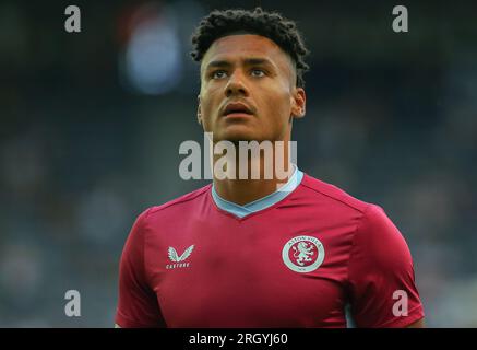 Aston Villa's Ollie Watkins während des Premier League-Spiels zwischen Newcastle United und Aston Villa in St. James's Park, Newcastle, Samstag, den 12. August 2023. (Foto: Michael Driver | MI News) (Foto: MI News/NurPhoto) Kredit: NurPhoto SRL/Alamy Live News Stockfoto