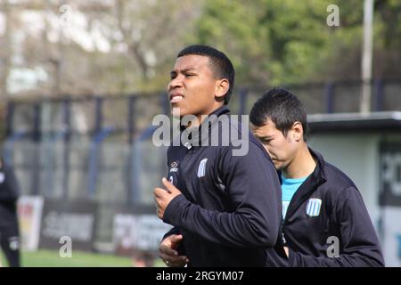 Avellaneda, Buenos Aires, Argentinien. 2. September 2013. Roger Martinez im Racing Club Training. Kredit: Fabideciria. Stockfoto