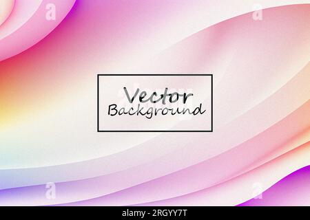 Set aus Hintergrundform Pink Farbton gemischt. Hintergrundbild von Linie und Kurve. Kartenset und Poster. Stock Vektor