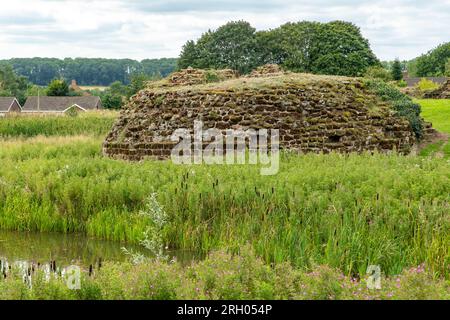 Ruinen von Bolinbroke Castle, Old Bolingbroke, Lincolnshire, England Stockfoto