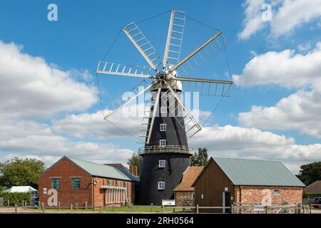 Heckington 8 Segelte Windmill, Heckington, Lincolnshire, England Stockfoto