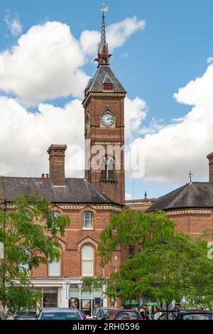 Market Hall Clock Tower, Louth, Lincolnshire, England Stockfoto