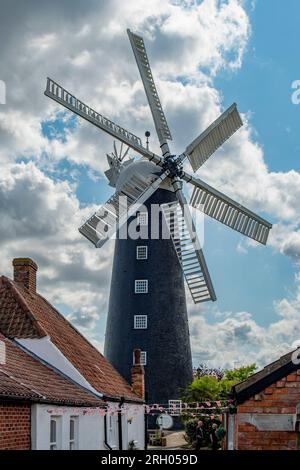 Waltham Windmill, Waltham, Lincolnshire, England Stockfoto