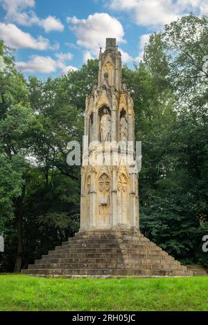 Eleanor's Cross in Hardingstone, Northampton, Northamptonshire, England Stockfoto