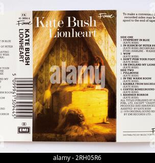 Kate Bush LIONHEART Audio-Musikkassette Stockfoto