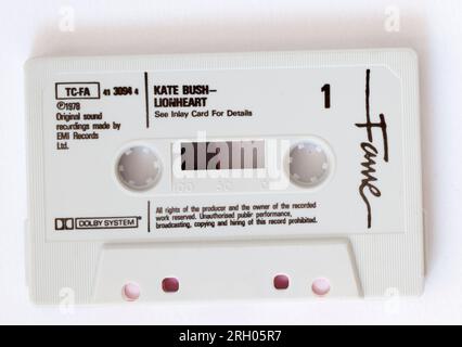 Kate Bush LIONHEART Audio-Musikkassette Stockfoto