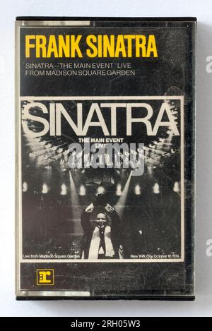 Frank Sinatra - Die Hauptereignis Live - Audio-Musikkassette Stockfoto