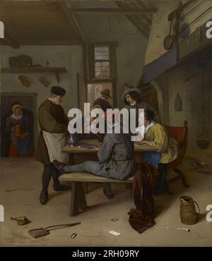 Cardplayer in a Tavern 1660er von Jan Steen Stockfoto