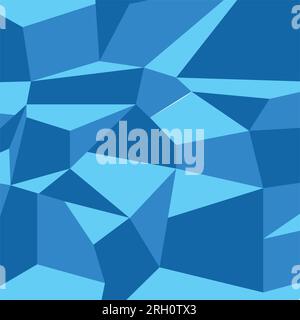 Abstraktes blaues 3D-Hintergrund-Vektordesign Stock Vektor