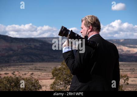 CHRISTOPHER NOLAN in OPPENHEIMER (2023), Regie: CHRISTOPHER NOLAN. Kredit: UNIVERSELLE BILDER/Album Stockfoto