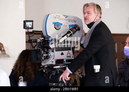 CHRISTOPHER NOLAN in OPPENHEIMER (2023), Regie: CHRISTOPHER NOLAN. Kredit: UNIVERSELLE BILDER/Album Stockfoto