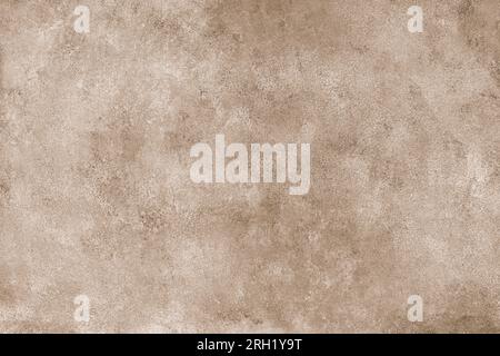 Gemalte Leinwand mit schmieriger Hintergrundstruktur. Abstrakte elegante Tapete, braune Betonoberfläche im Vintage-Stil, Studiohintergrund Stockfoto
