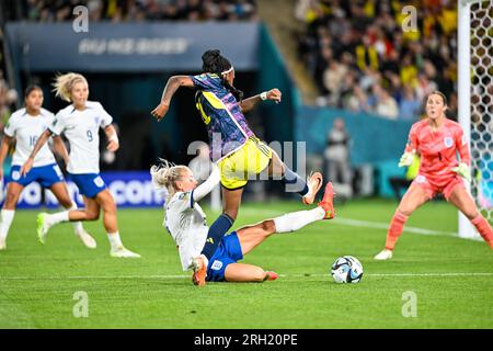 Sydney, NSW, Australien, Ivonne Chacon (21 Kolumbien) FIFA Frauen-Weltmeisterschaft 2023. Quartal Finalspiel England gegen Kolumbien im Stadium Australia (Accor Stadium) 12. August 2023, Sydney, Australien. (Keith McInnes/SPP) Kredit: SPP Sport Press Photo. Alamy Live News Stockfoto