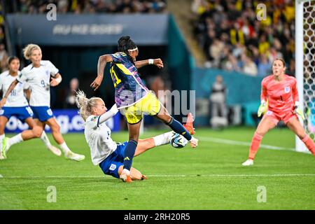 Sydney, NSW, Australien, Ivonne Chacon (21 Kolumbien) FIFA Frauen-Weltmeisterschaft 2023. Quartal Finalspiel England gegen Kolumbien im Stadium Australia (Accor Stadium) 12. August 2023, Sydney, Australien. (Keith McInnes/SPP) Kredit: SPP Sport Press Photo. Alamy Live News Stockfoto