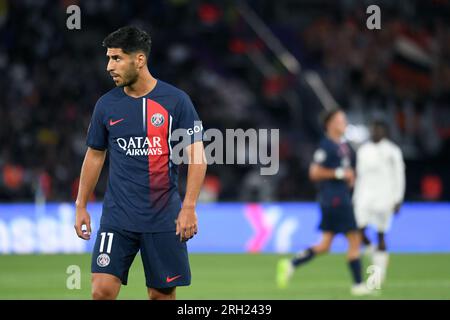 Paris, Frankreich. 12. Aug. 2023. Julien Mattia/Le Pictorium - PSG gegen FC Lorient - 12/08/2023 - Frankreich/Ile-de-France (Region)/Paris - während des Spiels Ligue 1 zwischen PSG und FC Lorient im Prinzenpark am 12. August 2023. Kredit: LE PICTORIUM/Alamy Live News Stockfoto