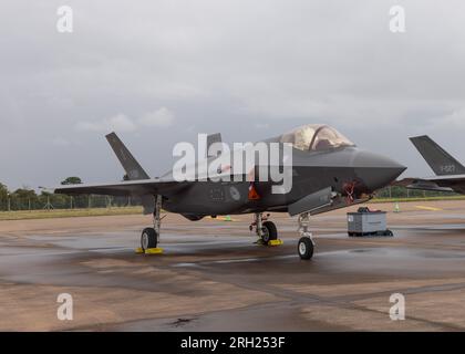 Lockheed Martin F-35 Lightning II Tarnkämpfer bei 2023 RIAT Stockfoto