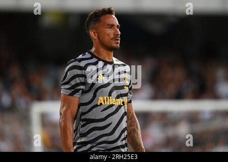 Cesena, Italien. 12. Aug. 2023. Danilo (FC juventus) während des FC Juventus gegen Atalanta BC, Freundschaftsspiel in Cesena, Italien, August 12 2023 Kredit: Independent Photo Agency/Alamy Live News Stockfoto