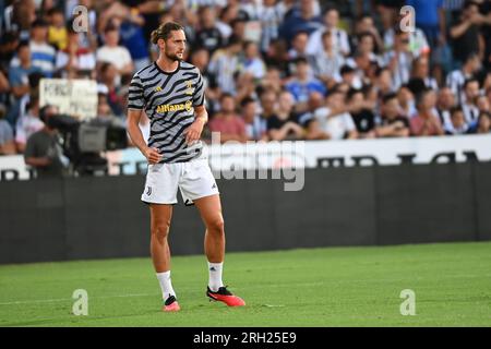 Cesena, Italien. 12. Aug. 2023. Adrian Rabiot (FC Juventus) während des FC Juventus gegen Atalanta BC, Freundschaftsspiel in Cesena, Italien, August 12 2023 Kredit: Independent Photo Agency/Alamy Live News Stockfoto