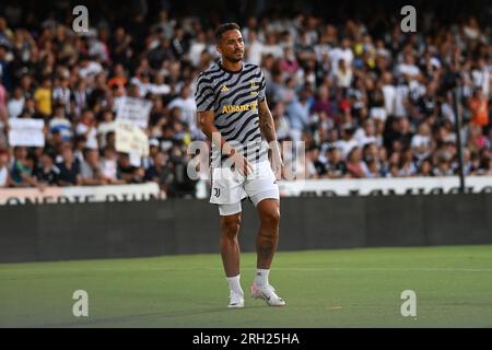 Cesena, Italien. 12. Aug. 2023. Danilo (FC juventus) während des FC Juventus gegen Atalanta BC, Freundschaftsspiel in Cesena, Italien, August 12 2023 Kredit: Independent Photo Agency/Alamy Live News Stockfoto