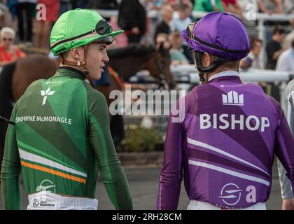 Chepstow Racecourse - Cabinet Of Clowns - Racing League 2023 Stockfoto