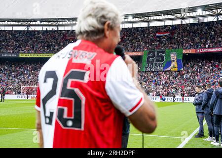 Rotterdam, Niederlande. 13. Aug. 2023. Rotterdam - Peter Houtman während des Eredivisie-Spiels Feyenoord gegen Fortuna Sittard im Stadion Feijenoord De Kuip am 13. August 2023 in Rotterdam, Niederlande. Kredit: Box to box images/Alamy Live News Stockfoto