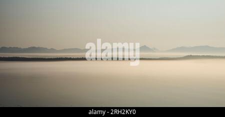 Ruhiger Tag im Glacier Bay National Park, Alaska, USA Stockfoto