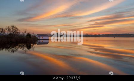 Blackwater National Wildlife Refuge Sunrise, Maryland Stockfoto