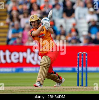 Edgbaston, Birmingham, Großbritannien. 13. Aug. 2023. The 100 Damen Cricket, Birmingham Phoenix gegen Oval Invincibles; Sophie Devine von Birmingham Phoenix Credit: Action Plus Sports/Alamy Live News Stockfoto