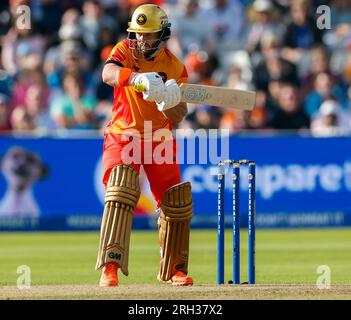 Edgbaston, Birmingham, Großbritannien. 13. Aug. 2023. The 100 Mens Cricket, Birmingham Phoenix gegen Oval Invincibles; Ben Duckett von Birmingham Phoenix Credit: Action Plus Sports/Alamy Live News Stockfoto