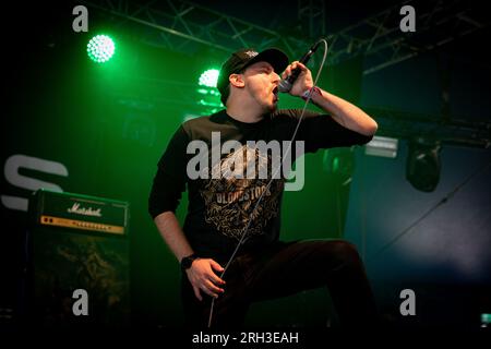 Ambrius Perfom live beim Bloodstock Open Air Festival 2023 in Catton Park, Derbyshire UK. Foto: John Lambeth/Alamy Stockfoto