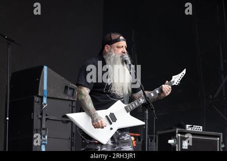 Crowbar live beim Bloodstock Open Air Festival 2023 in Catton Park, Derbyshire, Großbritannien. Foto: John Lambeth/Alamy Stockfoto