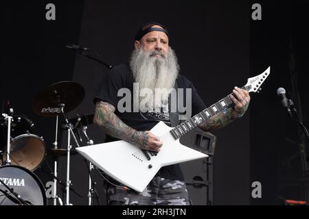 Crowbar live beim Bloodstock Open Air Festival 2023 in Catton Park, Derbyshire, Großbritannien. Foto: John Lambeth/Alamy Stockfoto