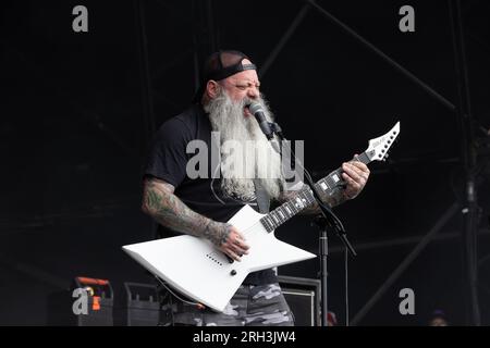 Crowbar live beim Bloodstock Open Air Festival 2023 in Catton Park, Derbyshire, Großbritannien. Foto: John Lambeth/Alamy Stockfoto