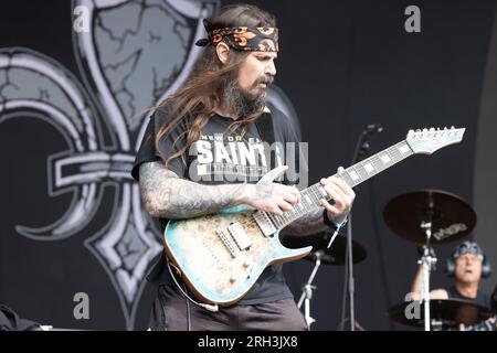 Crowbar live beim Bloodstock Open Air Festival 2023 in Catton Park, Derbyshire, Großbritannien. Foto: John Lambeth/Alamy Stockfoto