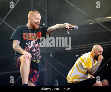 Seething Aklira, live beim Bloodstock Open Air Festival 2023 in Catton Park, Derbyshire, Großbritannien. Foto: John Lambeth/Alamy Stockfoto