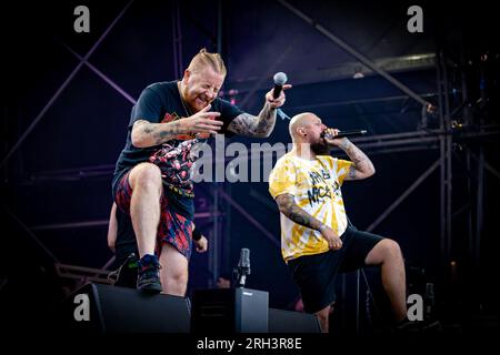 Seething Aklira, live beim Bloodstock Open Air Festival 2023 in Catton Park, Derbyshire, Großbritannien. Foto: John Lambeth/Alamy Stockfoto