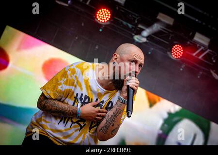 Seething Aklira, live beim Bloodstock Open Air Festival 2023 in Catton Park, Derbyshire, Großbritannien. Foto: John Lambeth/Alamy Stockfoto