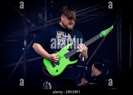 Seething Aklira, live beim Bloodstock Open Air Festival 2023 in Catton Park, Derbyshire, Großbritannien. Foto: John Lambeth/Alamy Stockfoto