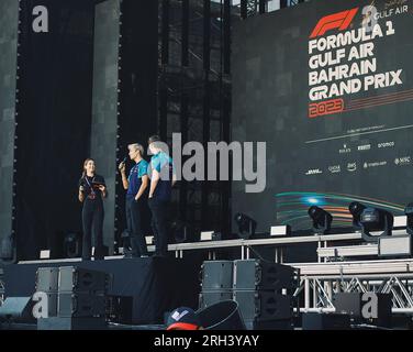 Alexander Albon und Logan Sergeant von Williams - 2023 Bahrain Grand Prix Stockfoto