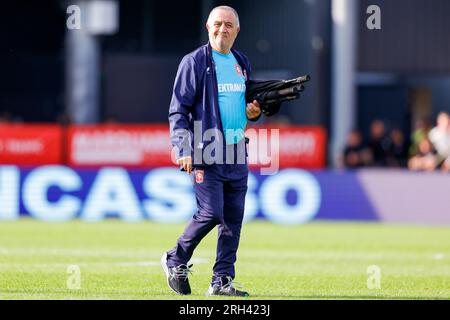 ALMERE, NIEDERLANDE - AUGUST 13: Jacob Malki (FC Twente) während des Spiels Eredivisie von Almere City und FC Twente im Stadion Yanmar am 13. August 2023 Stockfoto