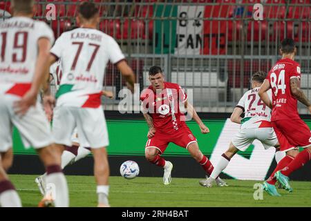 Monza, Italie. 13. Aug. 2023. Franco Carboni (#11 AC Monza) während des Italian Cup, Coppa Italia, 1. Runde Fußballspiel zwischen AC Monza und AC Reggiana 1919 am 13. August 2023 im U-Power Stadium in Monza, Italien - Photo Morgese-Rossini/DPPI Credit: DPPI Media/Alamy Live News Stockfoto